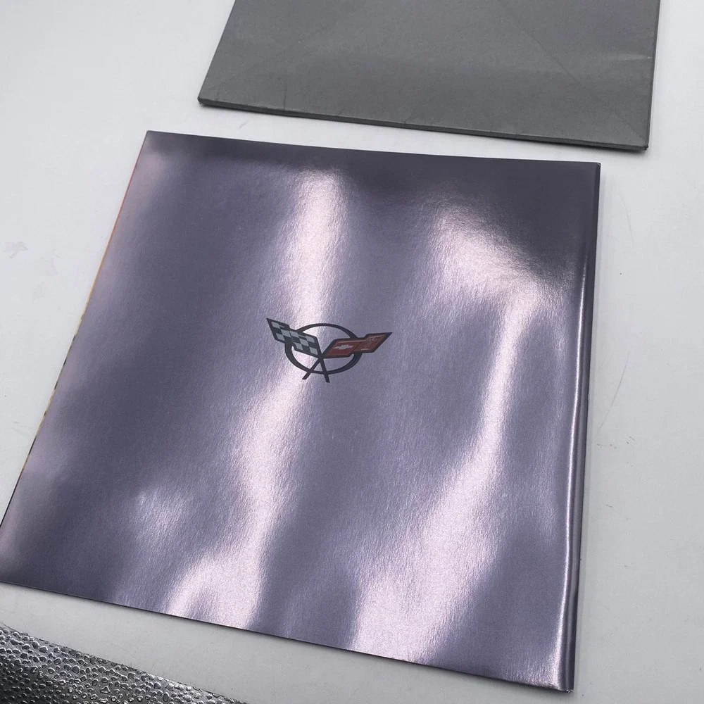 CORVETTE Chevrolet 2001 Sales Brochure Catalog Z06 LS6 C5 Purple Metallic Vtg